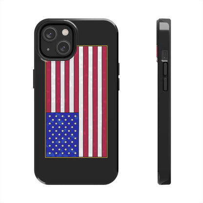 New Glory American Flag (Gold Edge Edition) - Phone Case