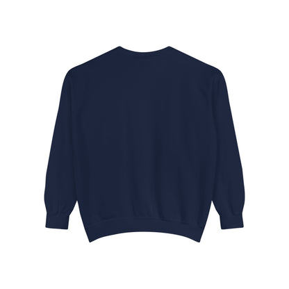 Los Angeles Unisex Garment-Dyed Sweatshirt - Vintage Look, Cozy Gift, Casual Style for All Seasons, Perfect for Travel, Souvenir - Silver Edition