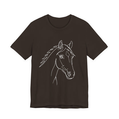 Horse Portrait Sketch - T-Shirt