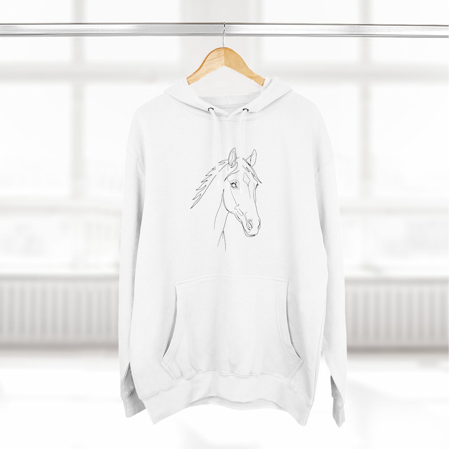 Horse Portrait Sketch - Hoodie