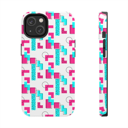 Retro Geometric Vibes - Phone Case