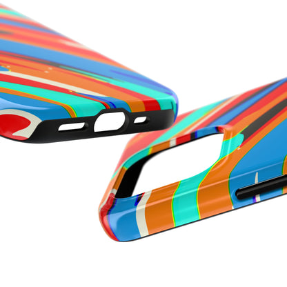 Abstract Rainbow Swirl Arc - Phone Case