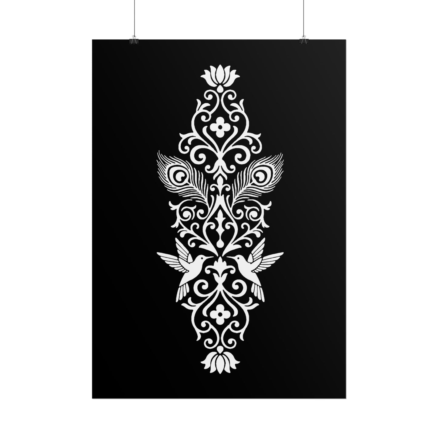 Hummingbird Soulmates - Rolled Poster