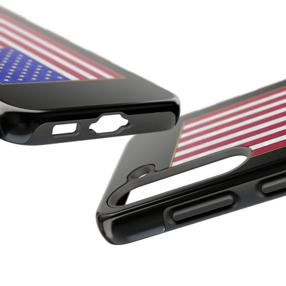 New Glory American Flag (Gold Edge Edition) - Phone Case