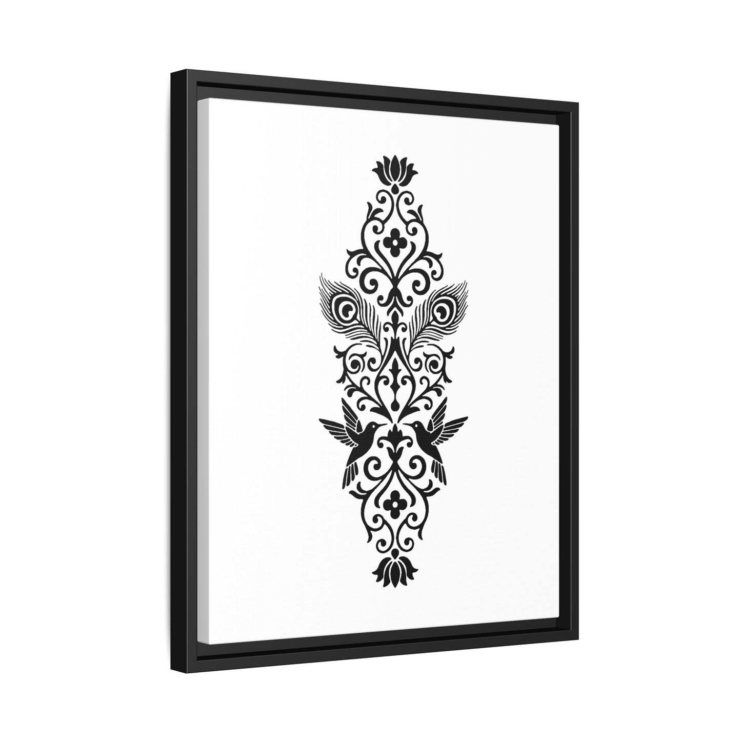 Hummingbird Soulmates - Framed Canvas