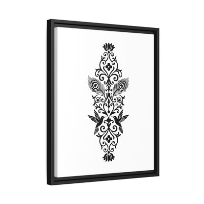 Hummingbird Soulmates - Framed Canvas