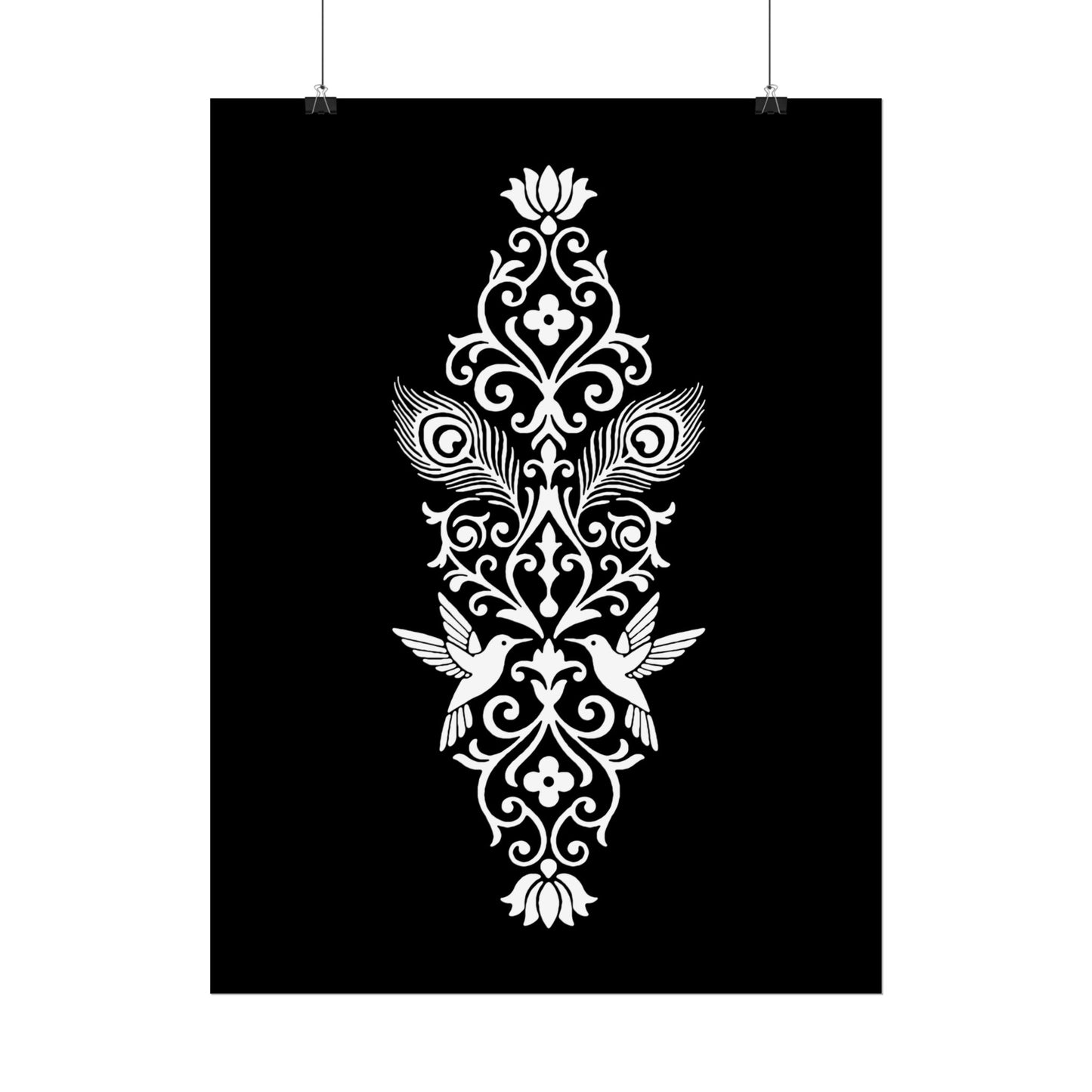 Hummingbird Soulmates - Rolled Poster