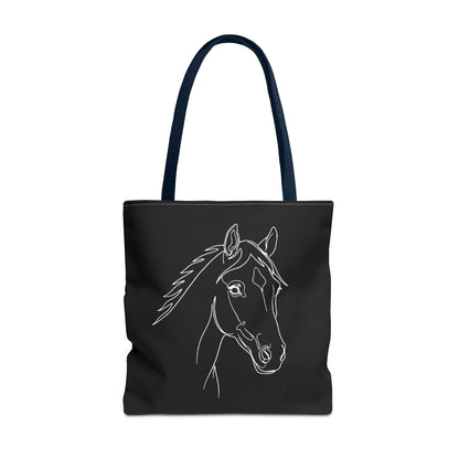 Horse Portrait Sketch - Tote Bag