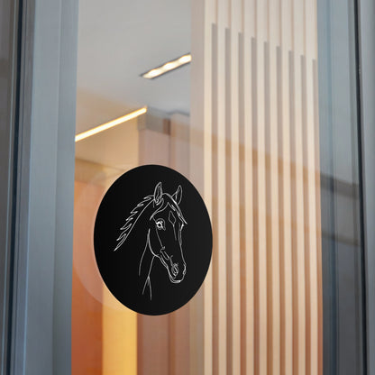 Horse Portrait Sketch - Sticker