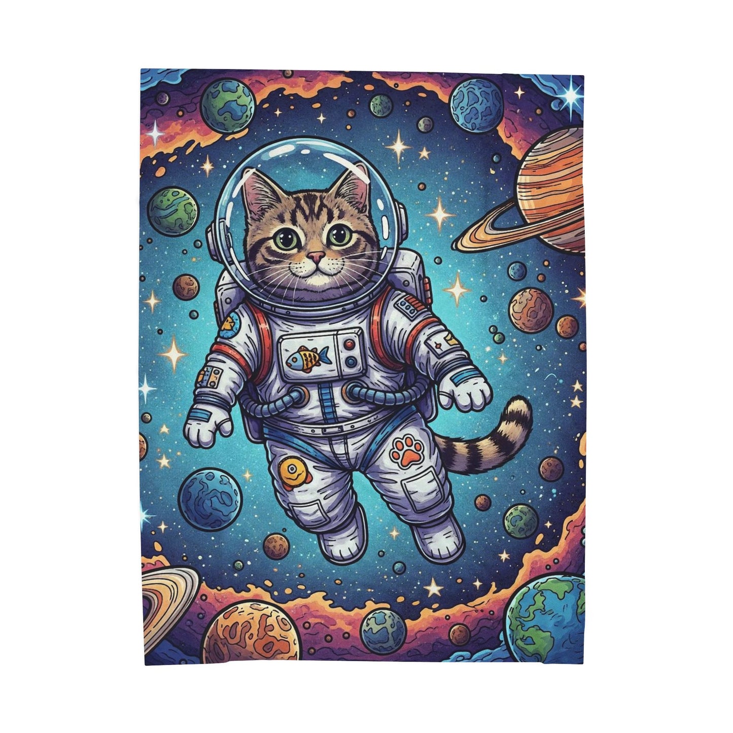 Astronaut Cat - Blanket