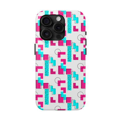 Retro Geometric Vibes - Phone Case