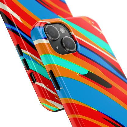 Abstract Rainbow Swirl Arc - Phone Case