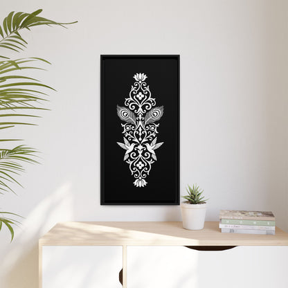 Hummingbird Soulmates - Framed Canvas
