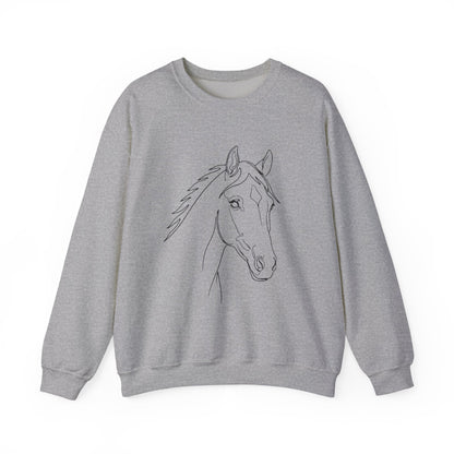 Horse Portrait Sketch - Sweatshirt