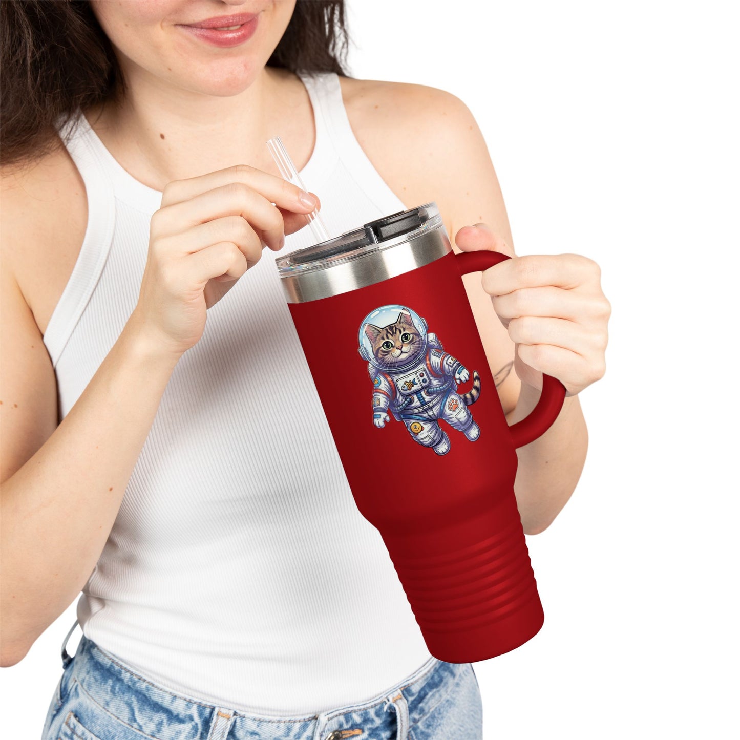 Astronaut Cat - Insulated Mug
