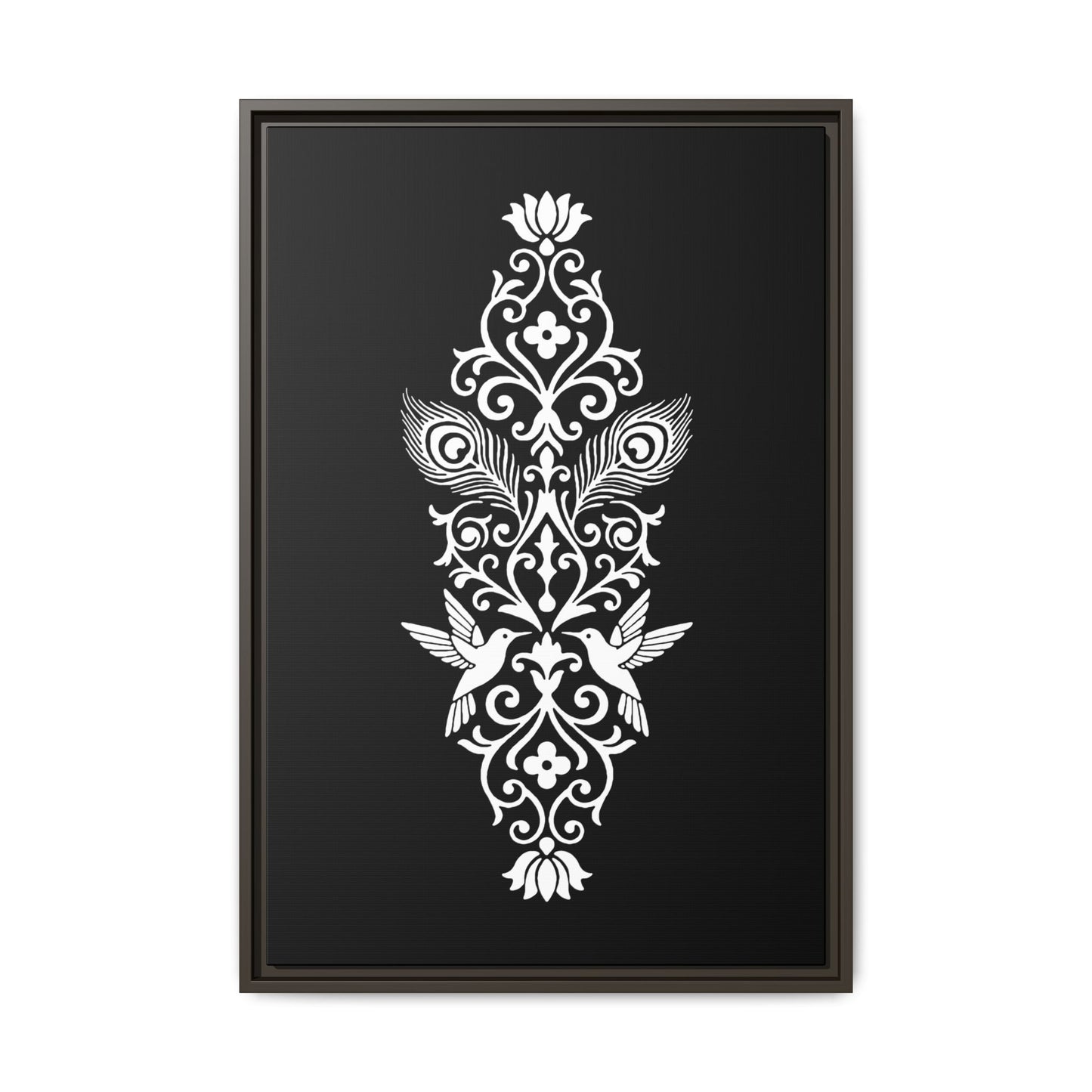 Hummingbird Soulmates - Framed Canvas