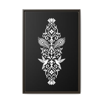 Hummingbird Soulmates - Framed Canvas