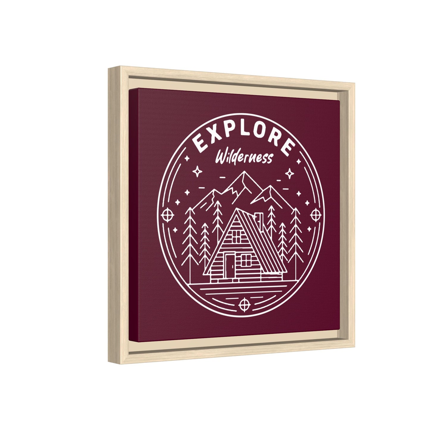 Explore Wilderness - Framed Canvas