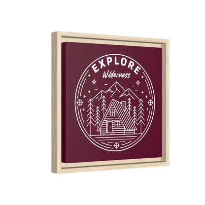 Explore Wilderness - Framed Canvas