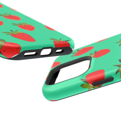 Strawberry Pattern - Magnetic Phone Case