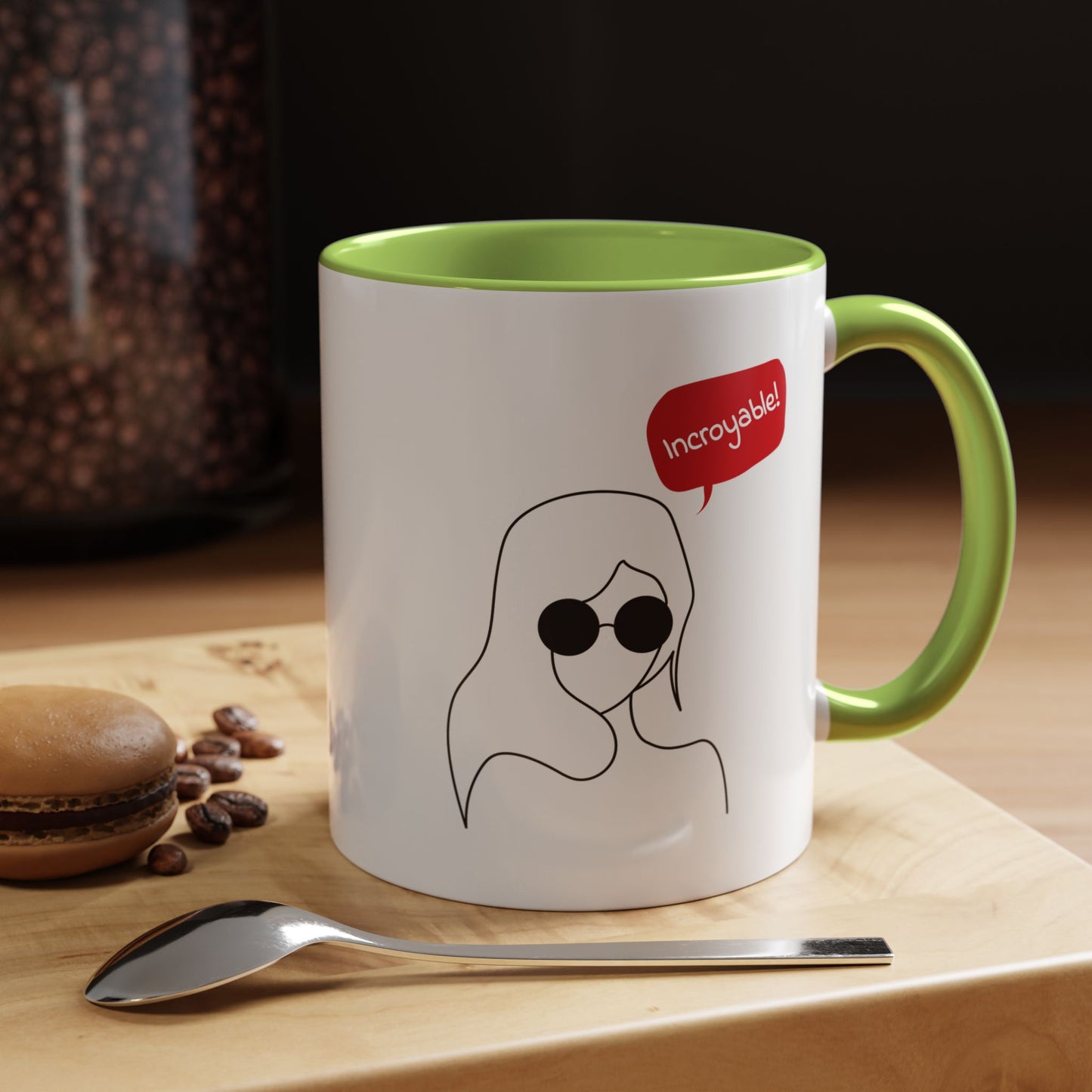 Incroyable Chic Girl - Color Accent Mug