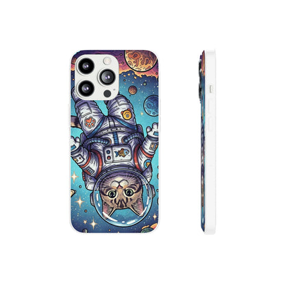 Astronaut Cat - Flexi Phone Case
