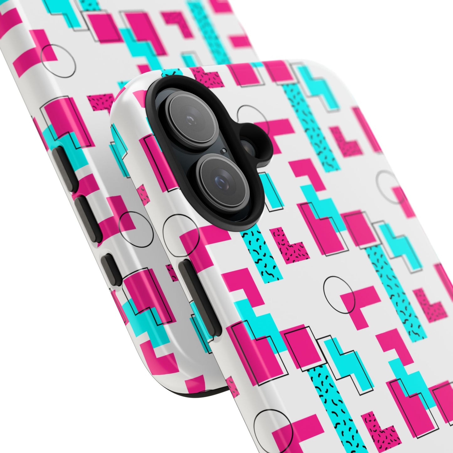 Retro Geometric Vibes - Phone Case