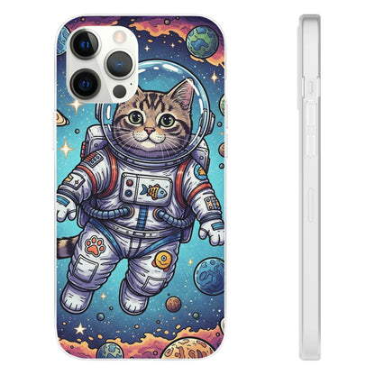 Astronaut Cat - Flexi Phone Case
