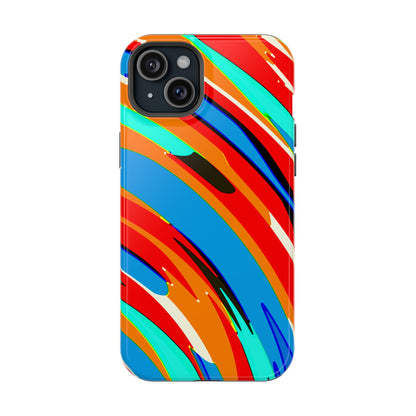 Abstract Rainbow Swirl Arc - Magnetic Phone Case