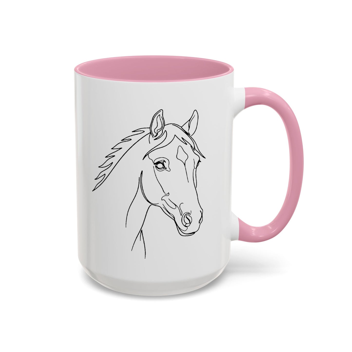 Horse Portrait Sketch - Colorful Mug