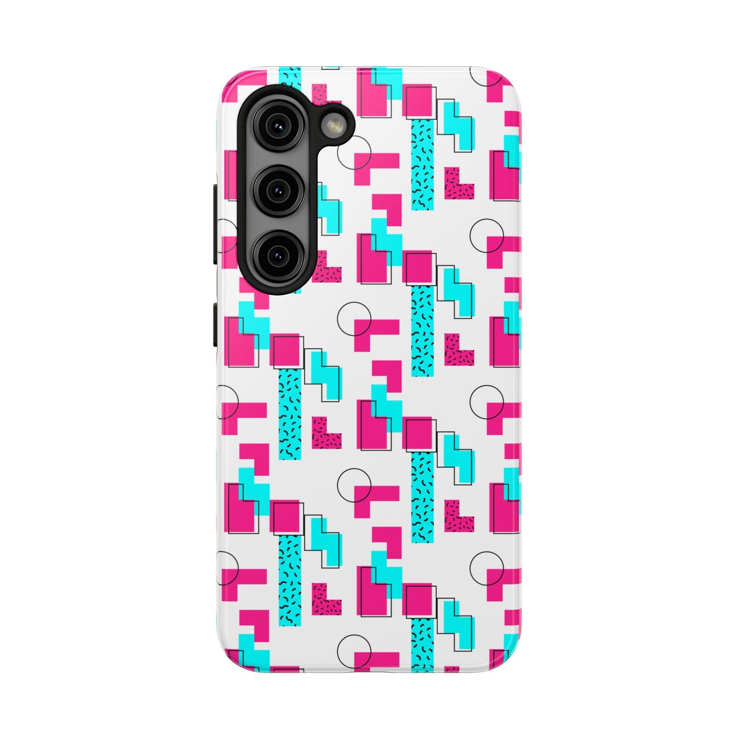 Retro Geometric Vibes - Phone Case