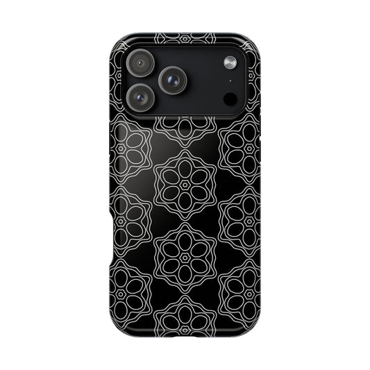 Geometric Sacred Flower - Magnetic Phone Case