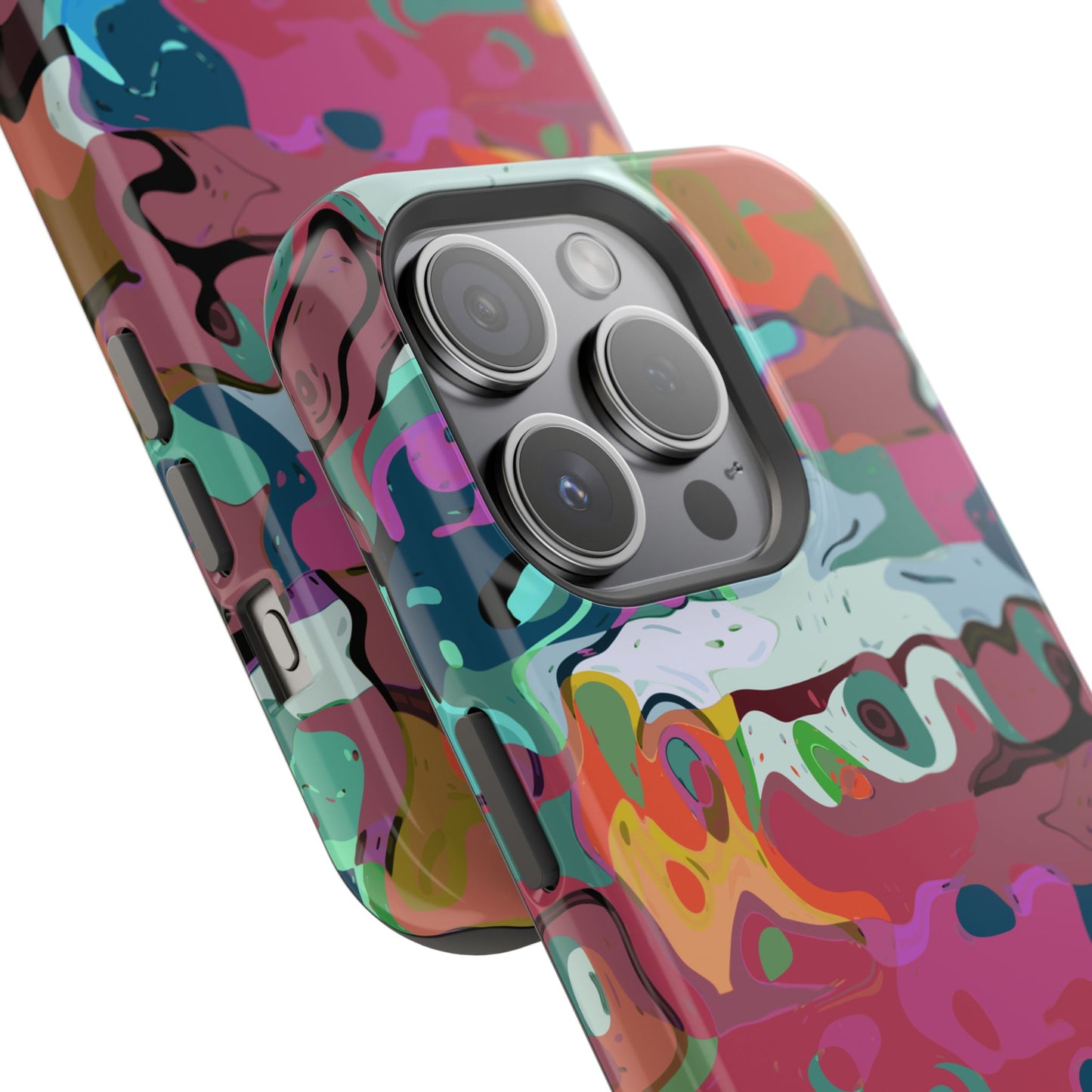 Colorful Abstract Marble - Magnetic Phone Case