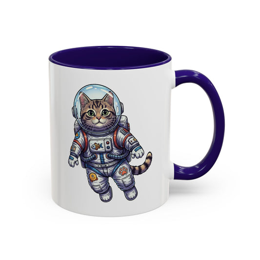 Astronaut Cat - Colorful Mug