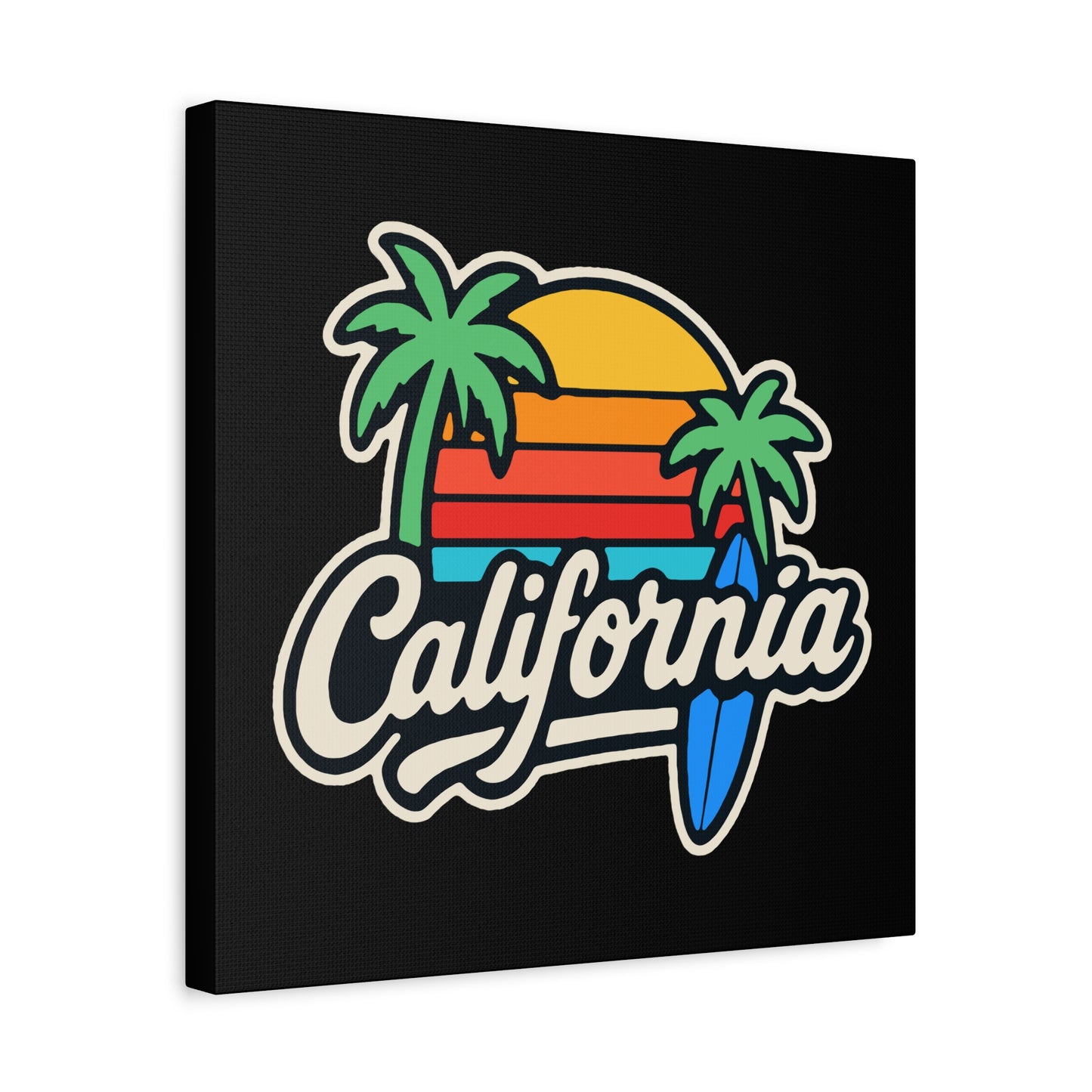 California Surf Vibes - Canvas