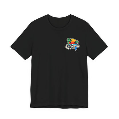 California Vibes Unisex Tee | Vintage Graphic T-Shirt Perfect for Summer, Beach, Travel, Casual Wear, Gift Idea