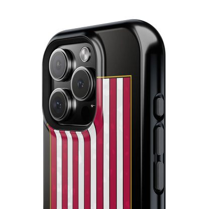 New Glory American Flag (Gold Edge Edition) - Magnetic Phone Case
