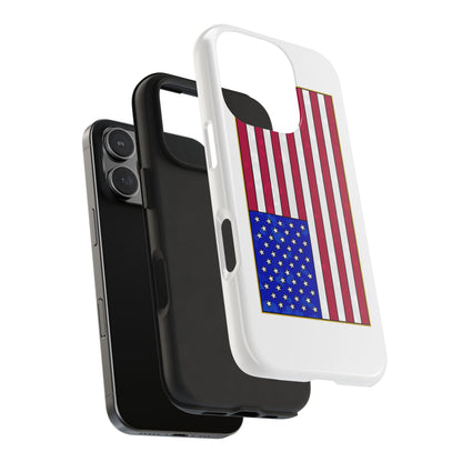 New Glory American Flag (Gold Edge Edition) - Phone Case