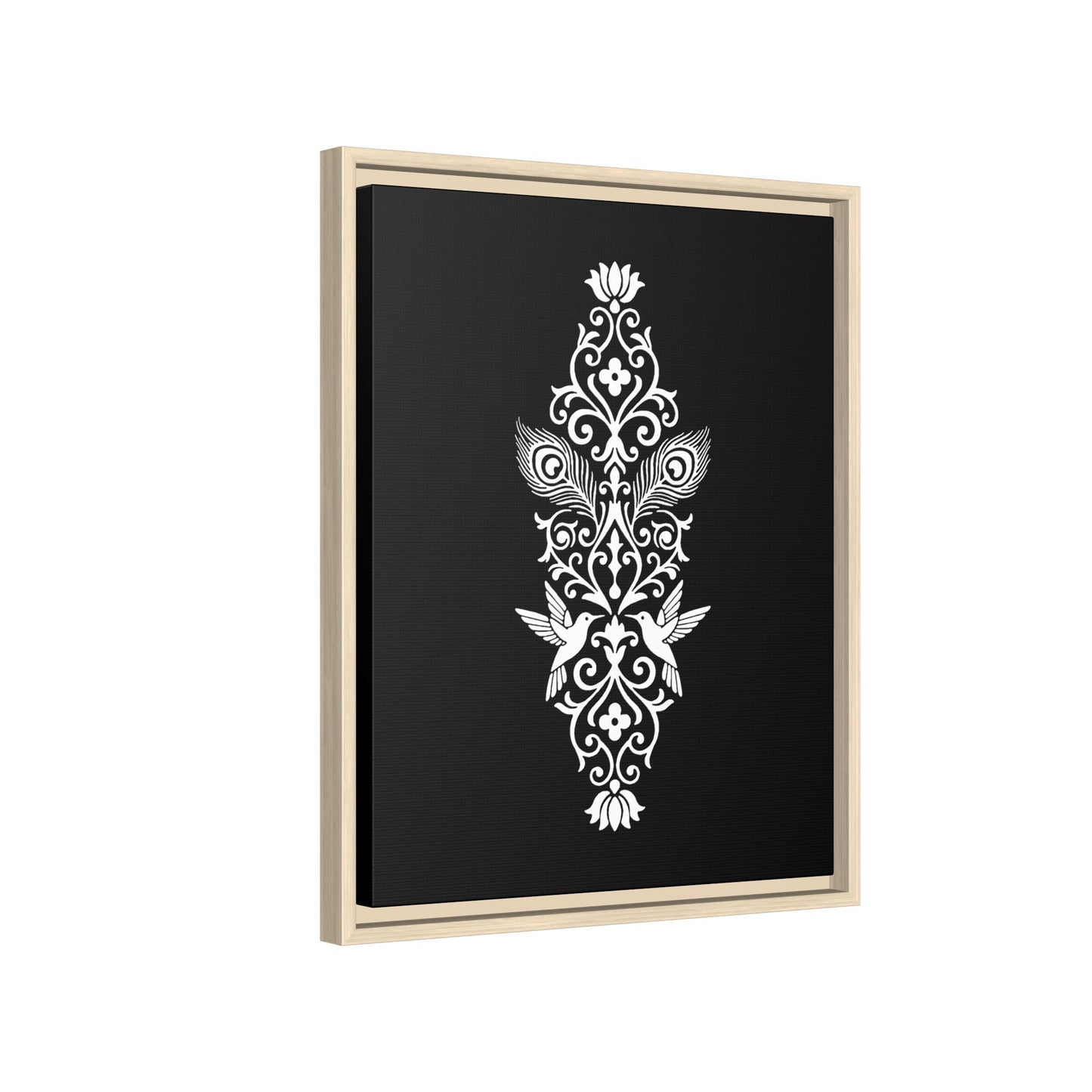 Hummingbird Soulmates - Framed Canvas