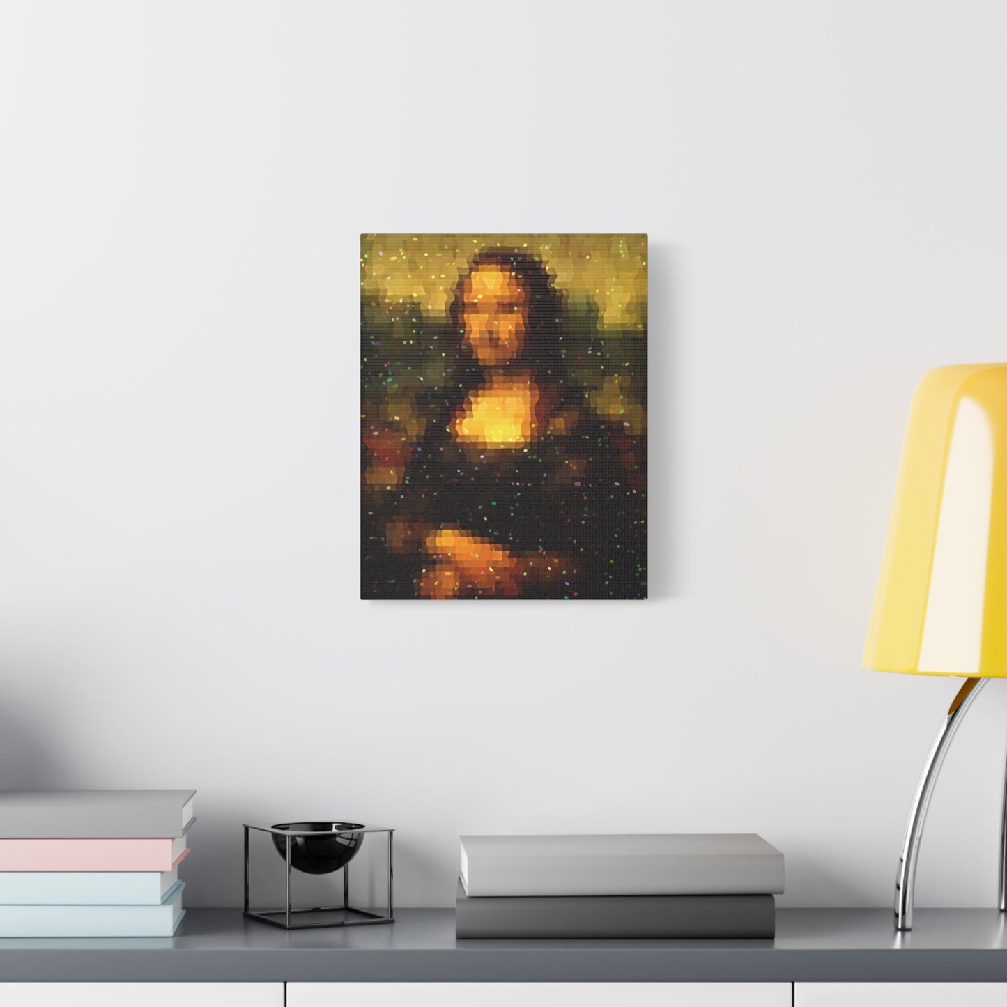 Pixel Muse — Silent Smile - Canvas
