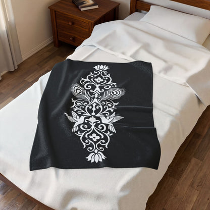 Hummingbird Soulmates - Plush Blanket