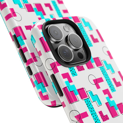 Retro Geometric Vibes - Phone Case