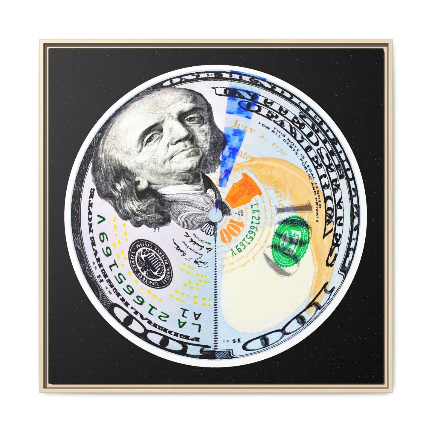 THE MOONEY - Framed Canvas