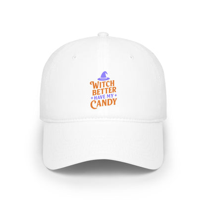 Halloween Witch Cap, Casual Baseball Hat, Gifts for Her, Fun Holiday Accessory, Witch Themed, Costume Party Hat