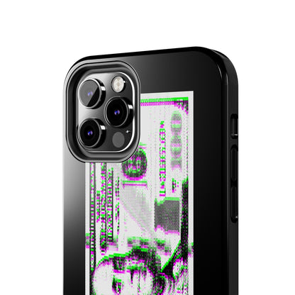 100 Dollars Bill - Green/Magenta Glitch - Phone Case