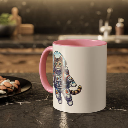 Astronaut Cat - Colorful Mug