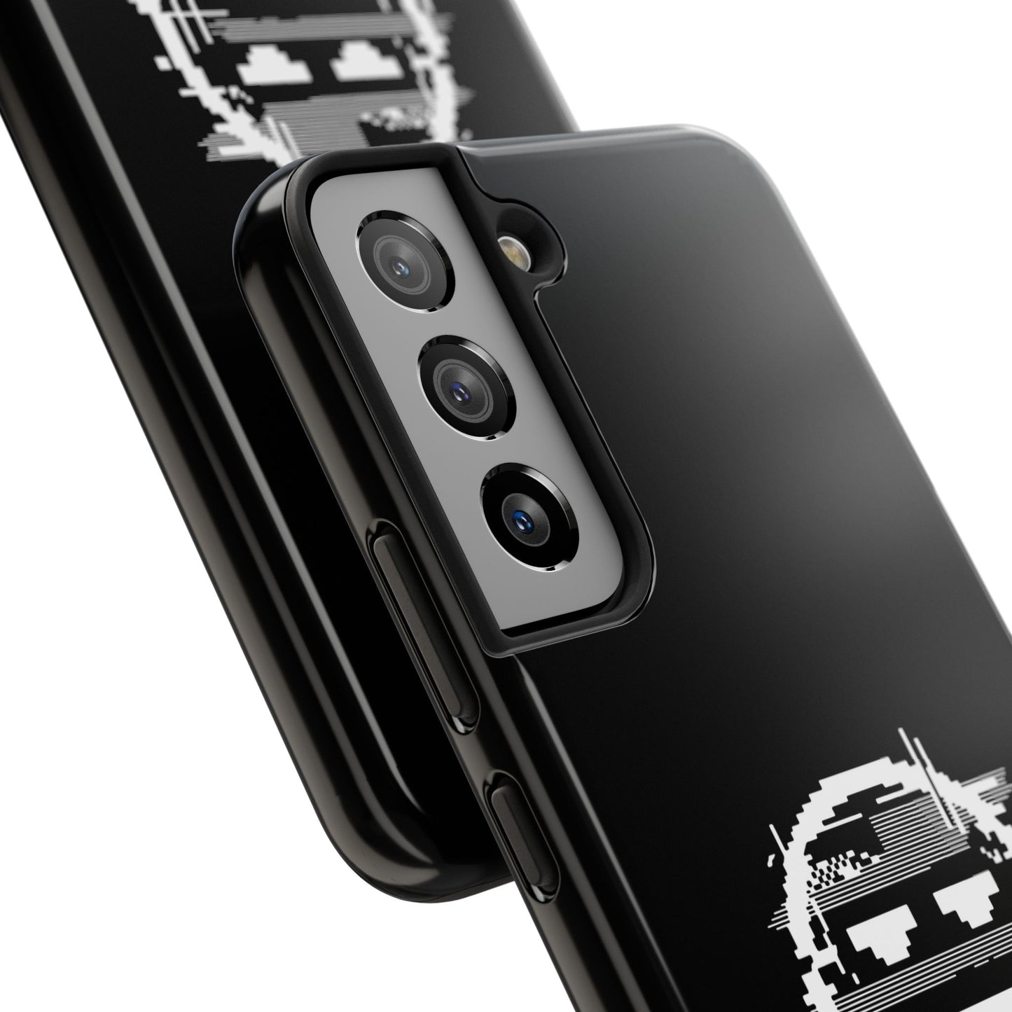 I’m Fine Glitched Smiley - Phone Case