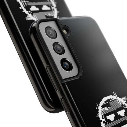I’m Fine Glitched Smiley - Phone Case