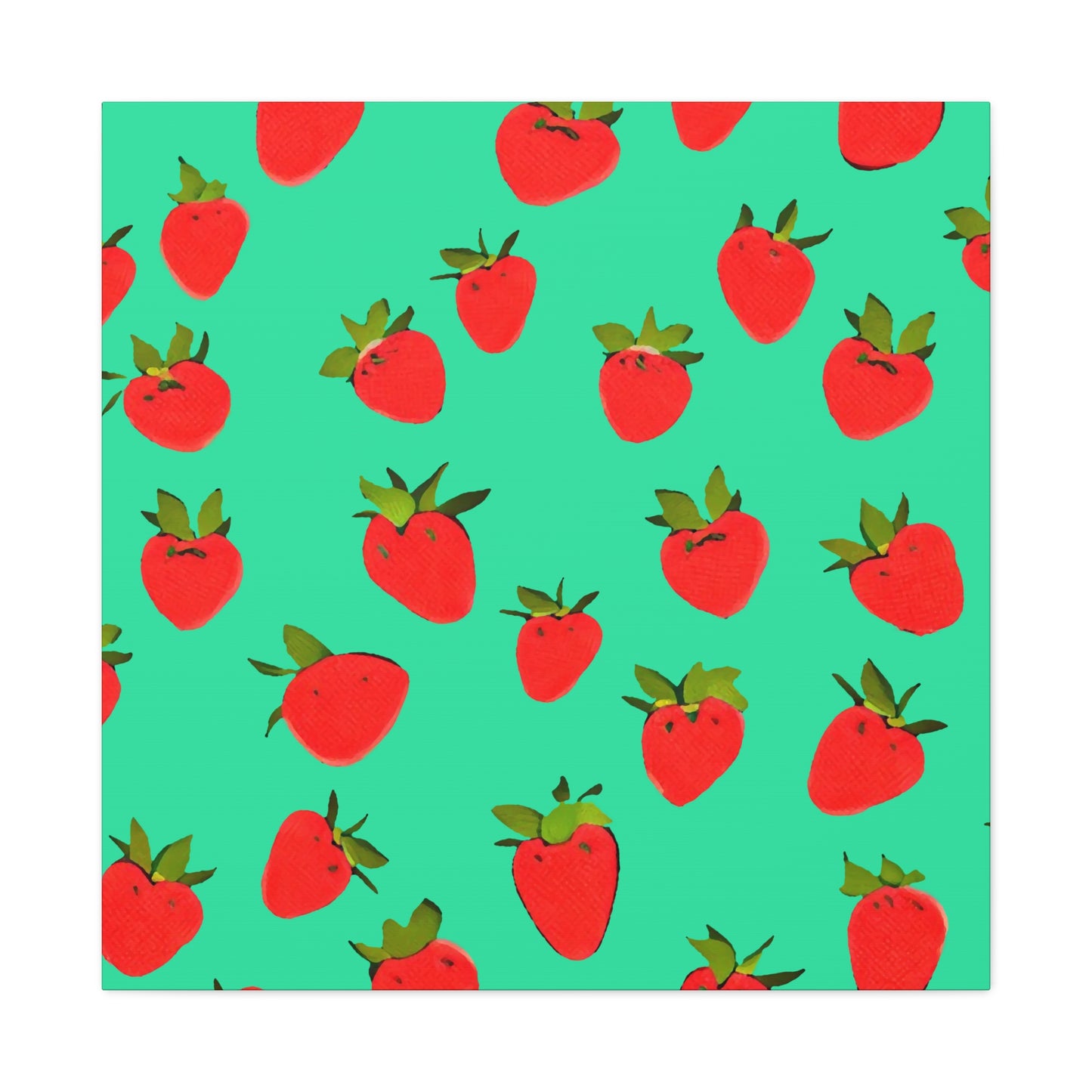 Strawberry Pattern - Canvas