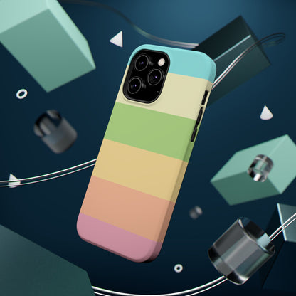 Pastel Stripes - Magnetic Phone Cover